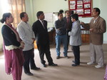 Dr. RP Bichha visit to STAC library