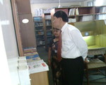 Secretary General Mr. Lyonpo Chenkyab Dorji visit to STAC Library